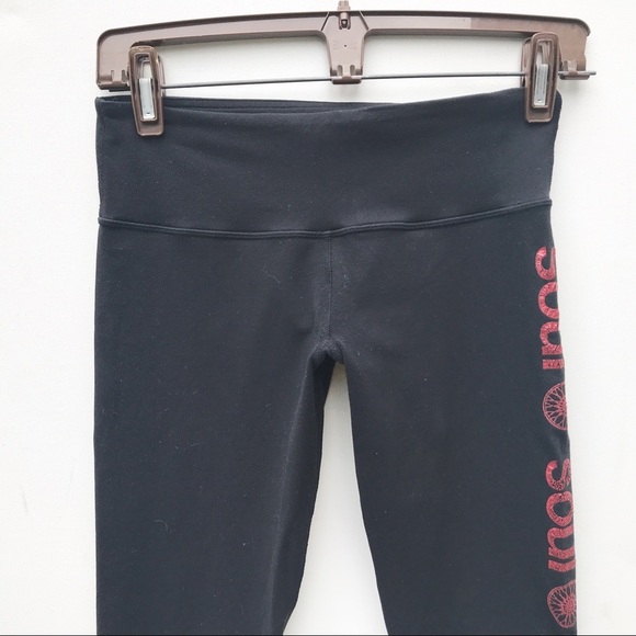 LULULEMON soul cycle leggings black 6 pants - Picture 8 of 8